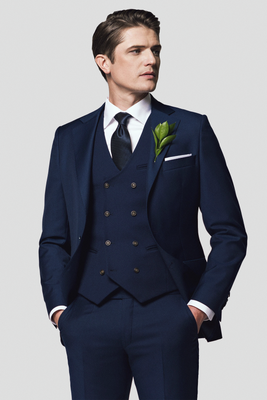 Lancerto - Marynarka męska ze sklepu: Lancerto S.A. w kategorii: Marynarki męskie - zdjęcie 938E51-772-11513_Marynarka Business Mix Navy